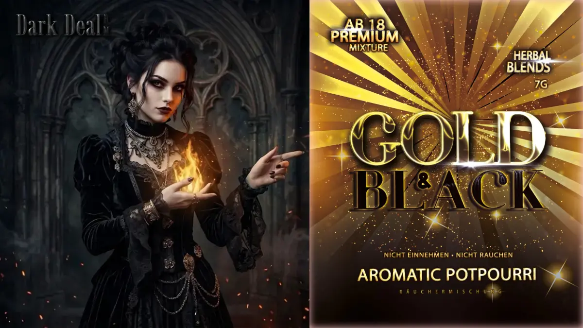 Gold and Black 7g Räuchermischung Kräutermischung bestellen kaufen