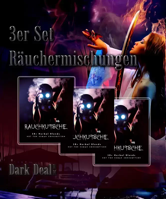 3er Set Rauchkutsche 12Gr Räuchermischung